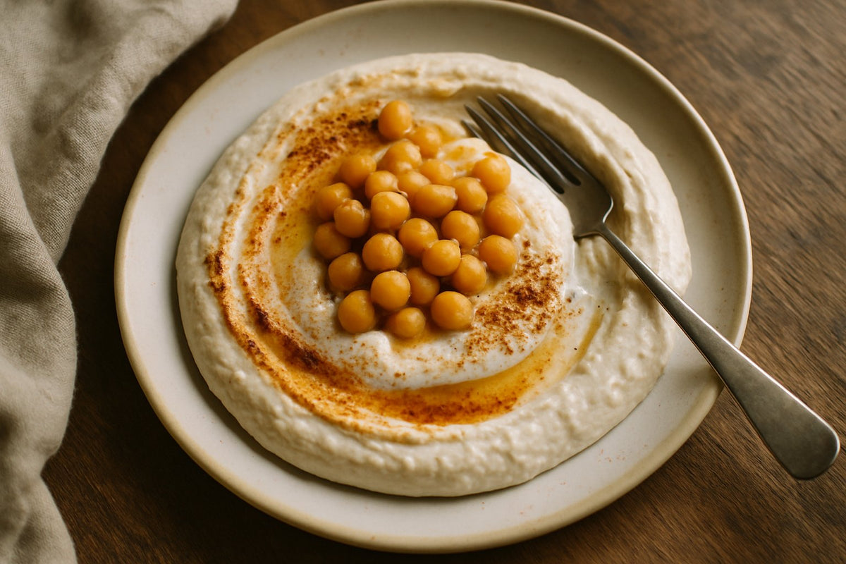 Hummus met extra eiwit