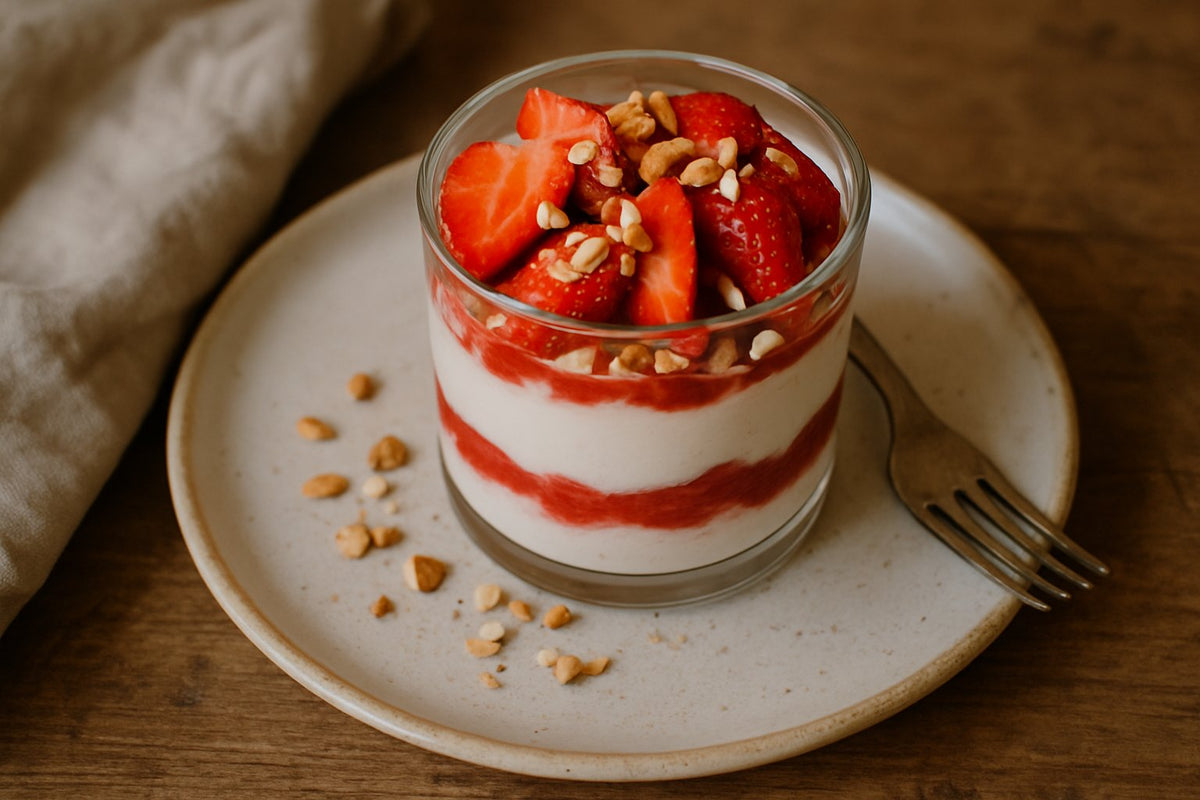 Erdbeere Käsekuchen-im-Glas
