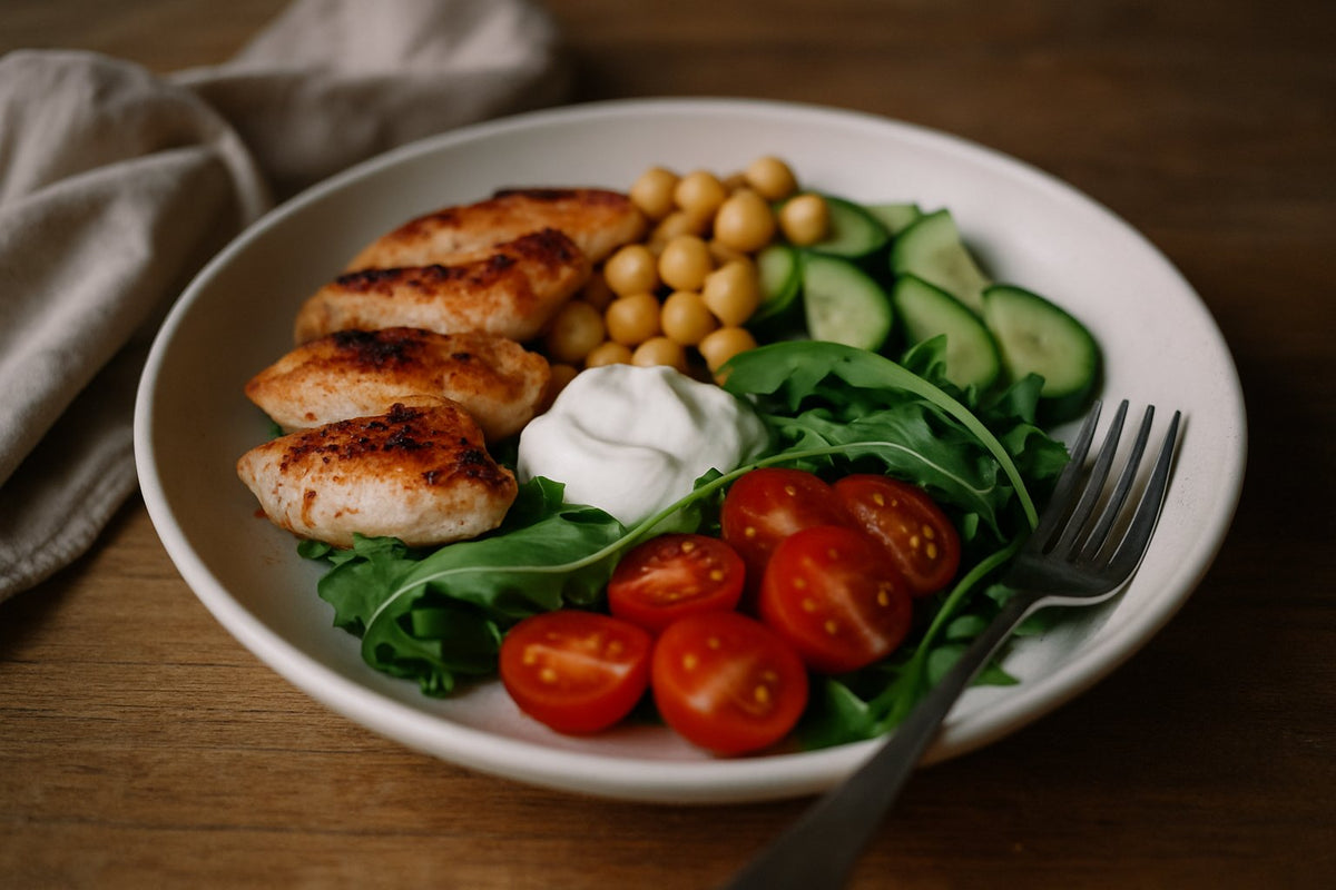 Kip-Wrap Bowl met Kikkererwten