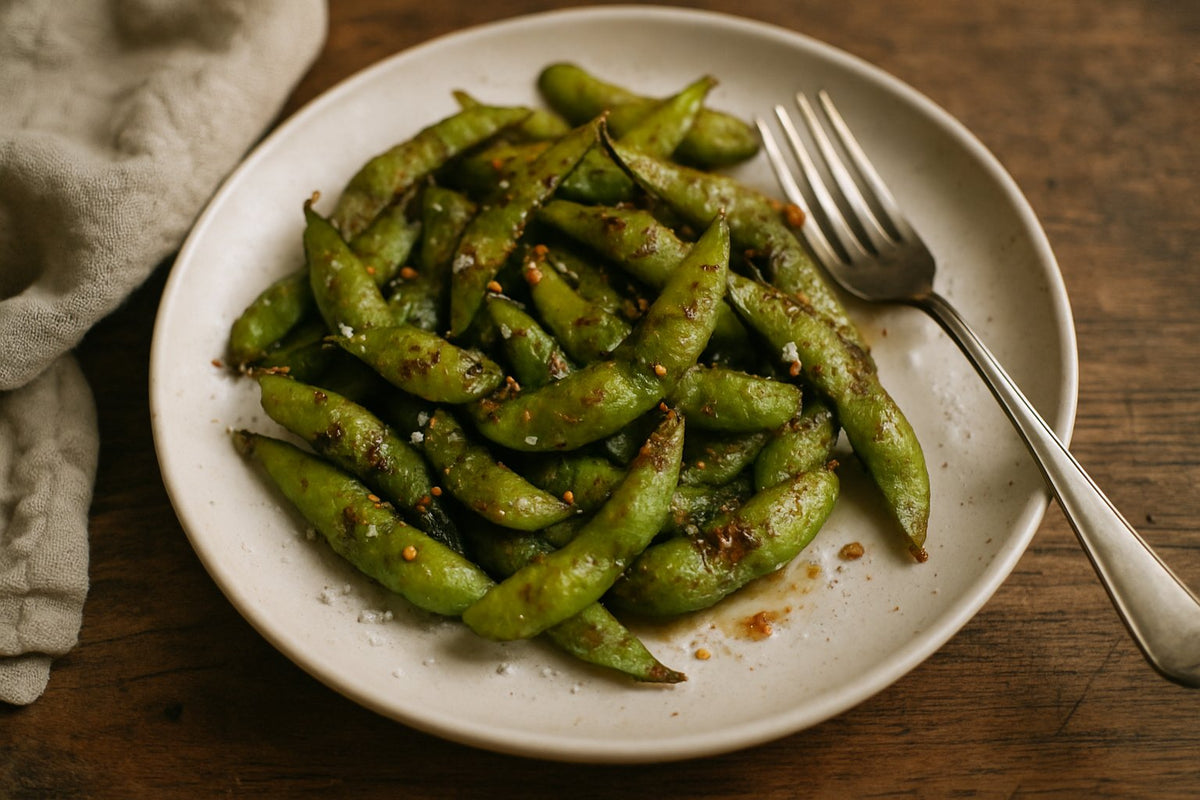 Edamame snackschaal met zeezout