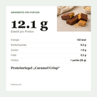 Proteinriegel „Caramel Crisp“ voedingswaarde