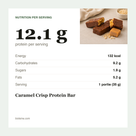 Caramel Crisp Protein Bar voedingswaarde