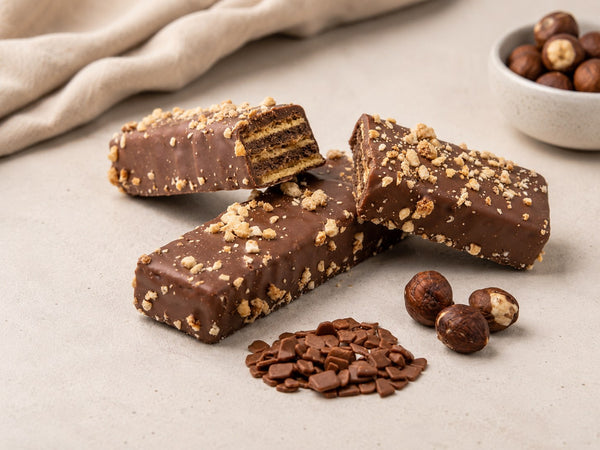 Proteïne Wafelreep Chocolade Hazelnoot — Fase 2-4 combi & levensstijl · Bioteine proteïne