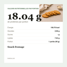 Snack fromage voedingswaarde