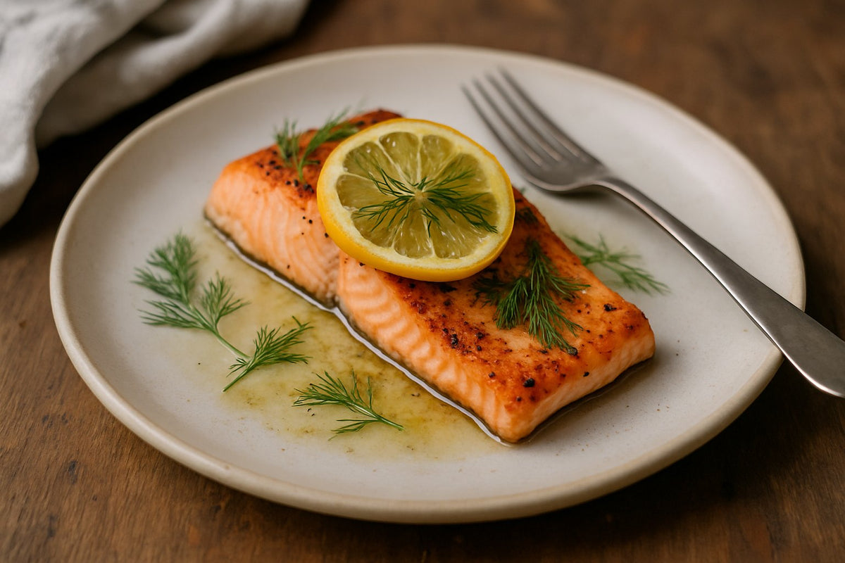Ovenzalm met citroen en dille