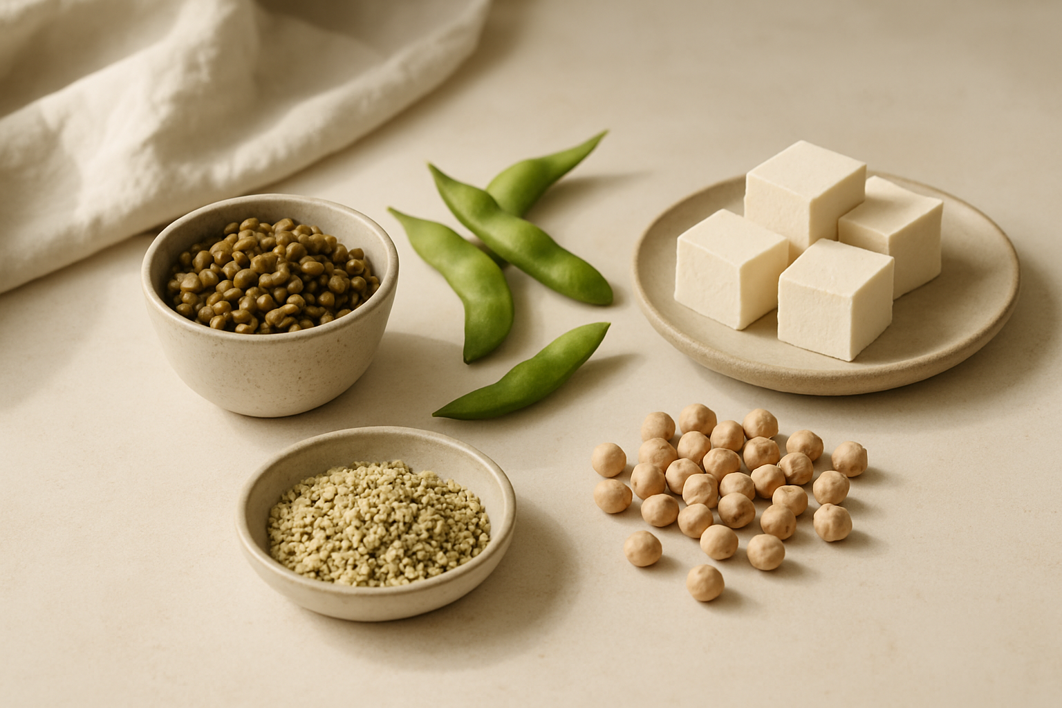 Plantaardige eiwitbronnen: complete lijst met gram eiwit per portie