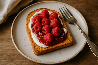 Bioteine Proteine Toast met Proteine Jam en mascarpone