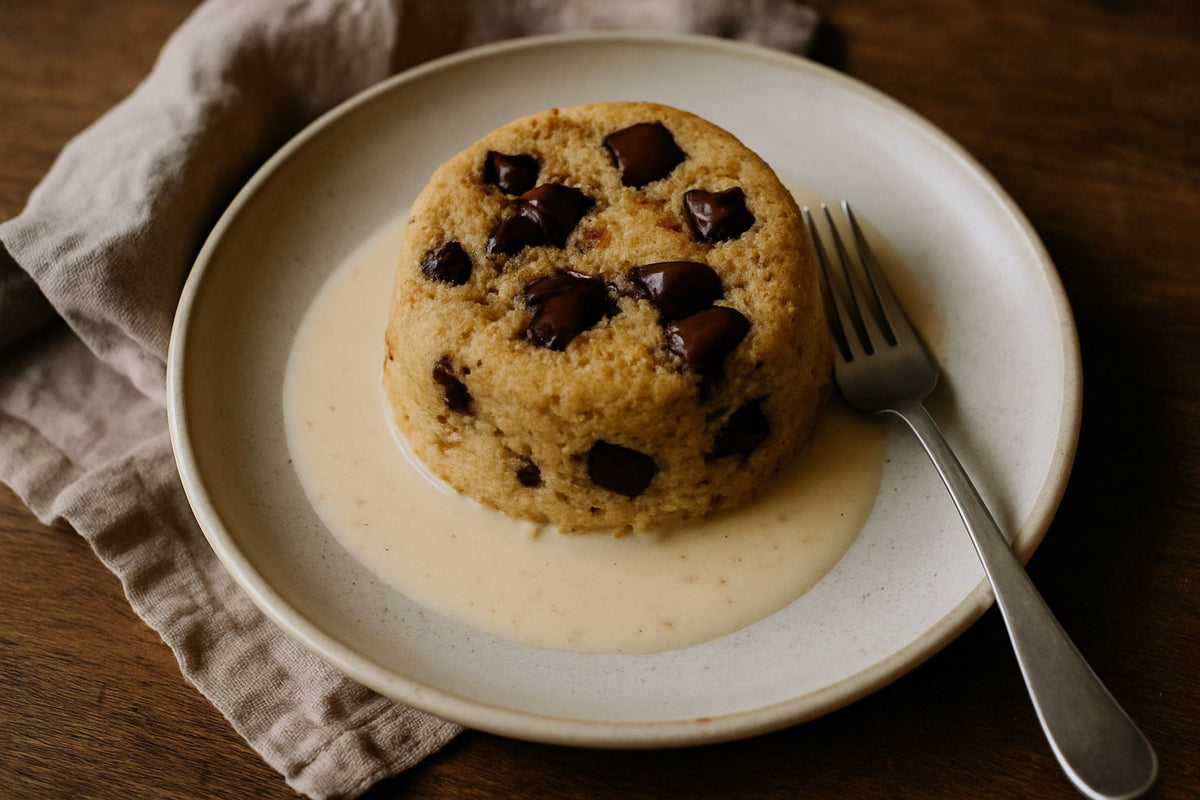 Vanille-Chocchip Protein Mug Cake