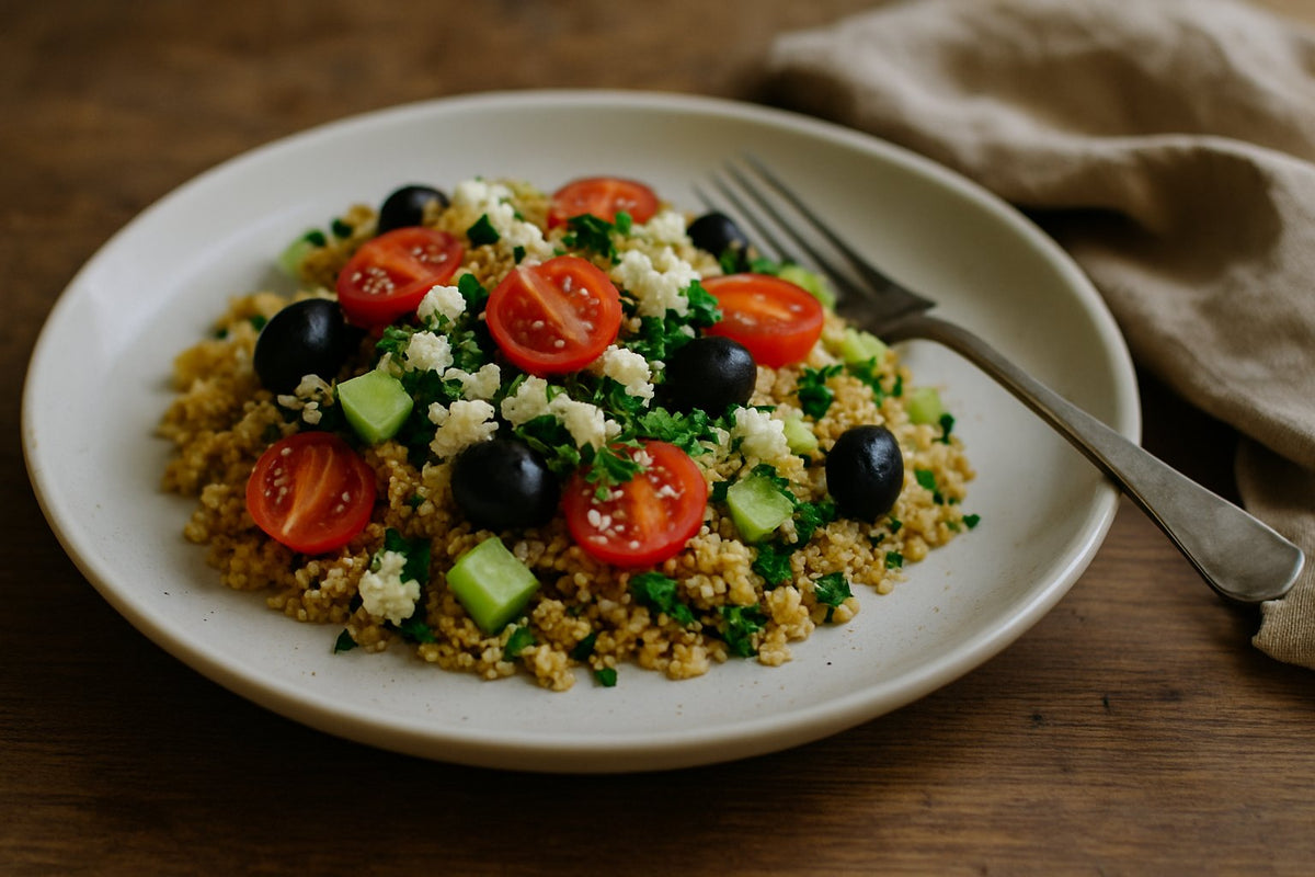 Meal-prep quinoa feta traktatie