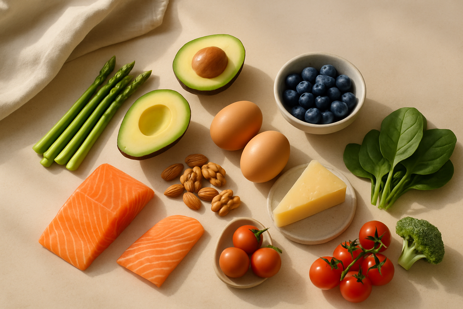 Koolhydraatarm eten: complete lijst met 60 producten per categorie