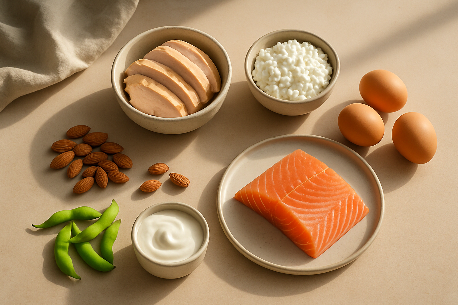 Eiwitrijke voeding lijst: 50 producten met meer dan 15g eiwit per 100g