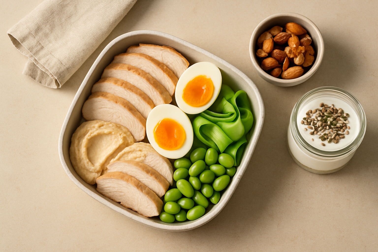 Eiwitrijke lunch voor werk: 10 ideeën om mee te nemen