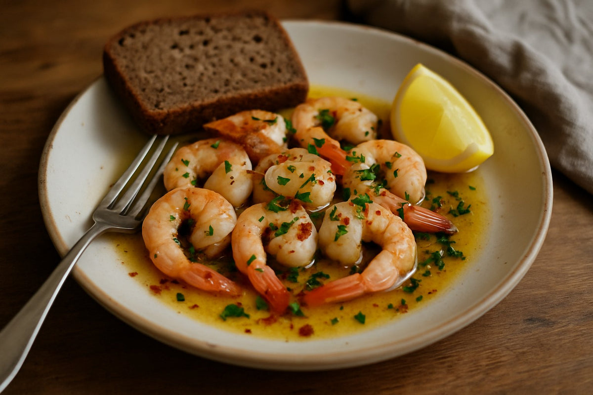 Spanische Gambas in Knoblauchöl