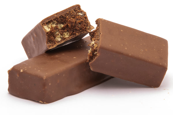Barre chocolat croustillant faible en glucides