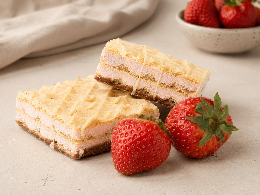 Proteïne Wafel Aardbeien — Fase 1-2 power start & combi · Bioteine proteïne