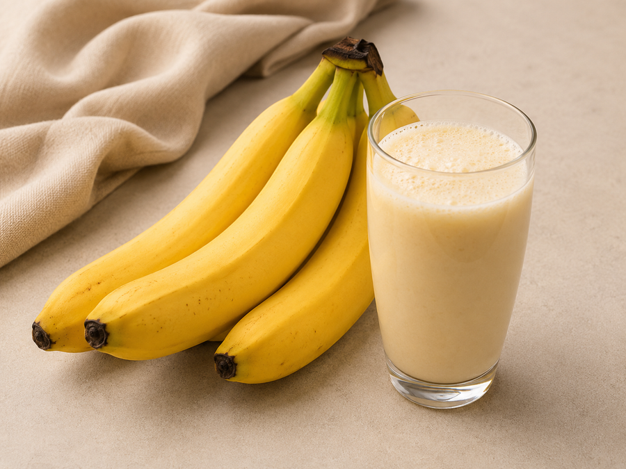 Bioteine bananen proteïne shake