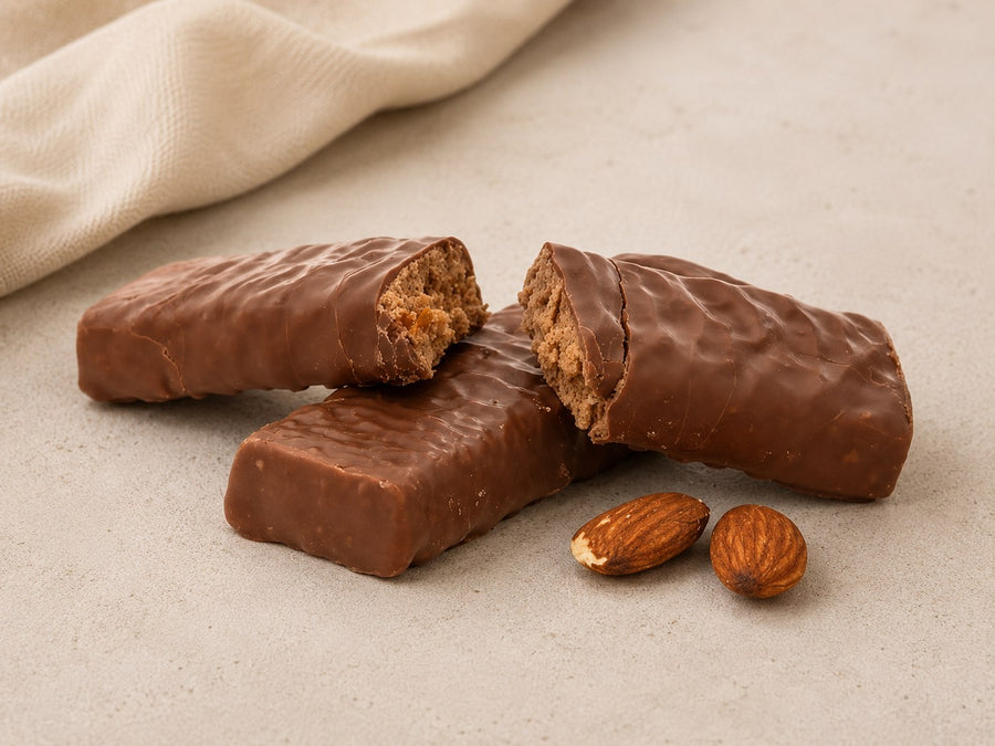Proteïne Reep Amandel Chocolade Caramel — Fase 2-4 combi & levensstijl · Bioteine proteïne