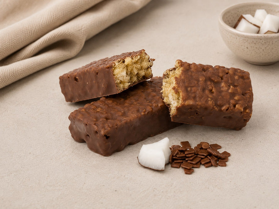 Proteïne Reep Kokos Chocolade Crisp — Fase 2-4 combi & levensstijl · Bioteine proteïne