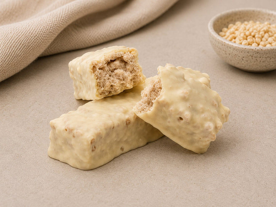 Proteïne Reep Vanille Fluffy Crisp — Fase 2-4 combi & levensstijl · Bioteine proteïne