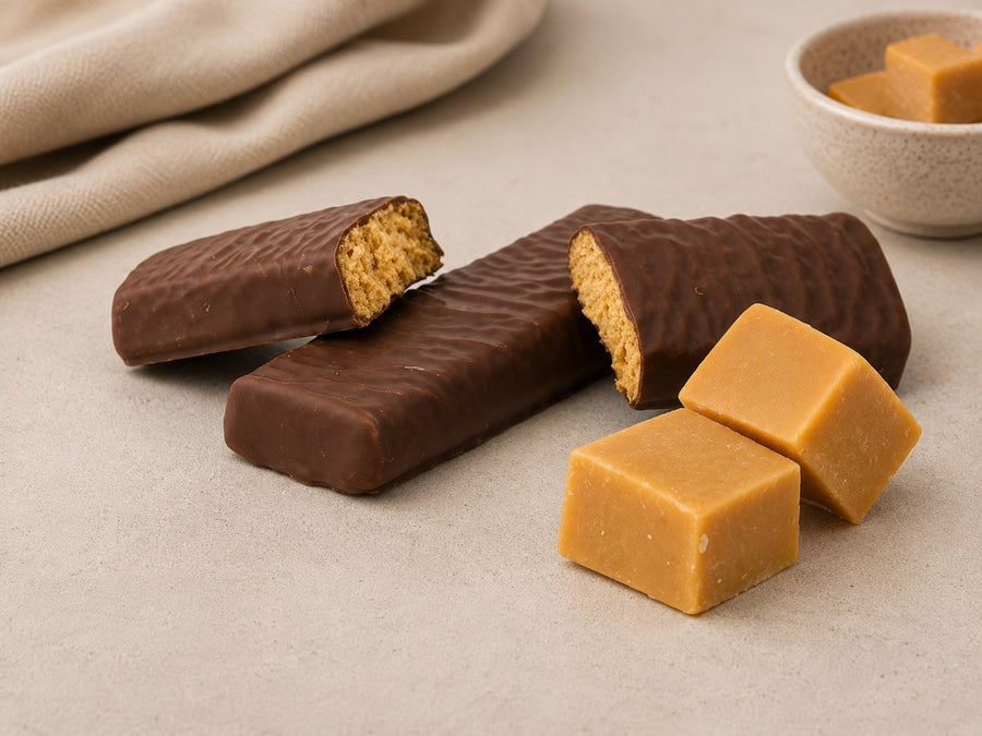 Proteïne Reep Toffee Chocolade — Fase 2-4 combi & levensstijl · Bioteine proteïne