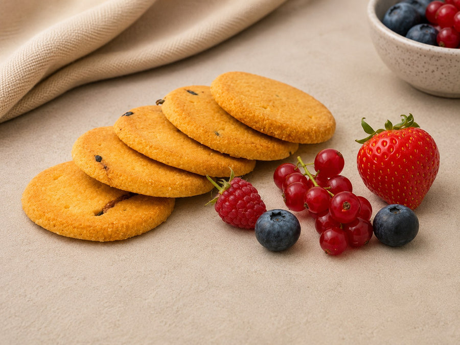 Bosvruchten koekjes — Fase 2-3 combi & overgang · Bioteine proteïne