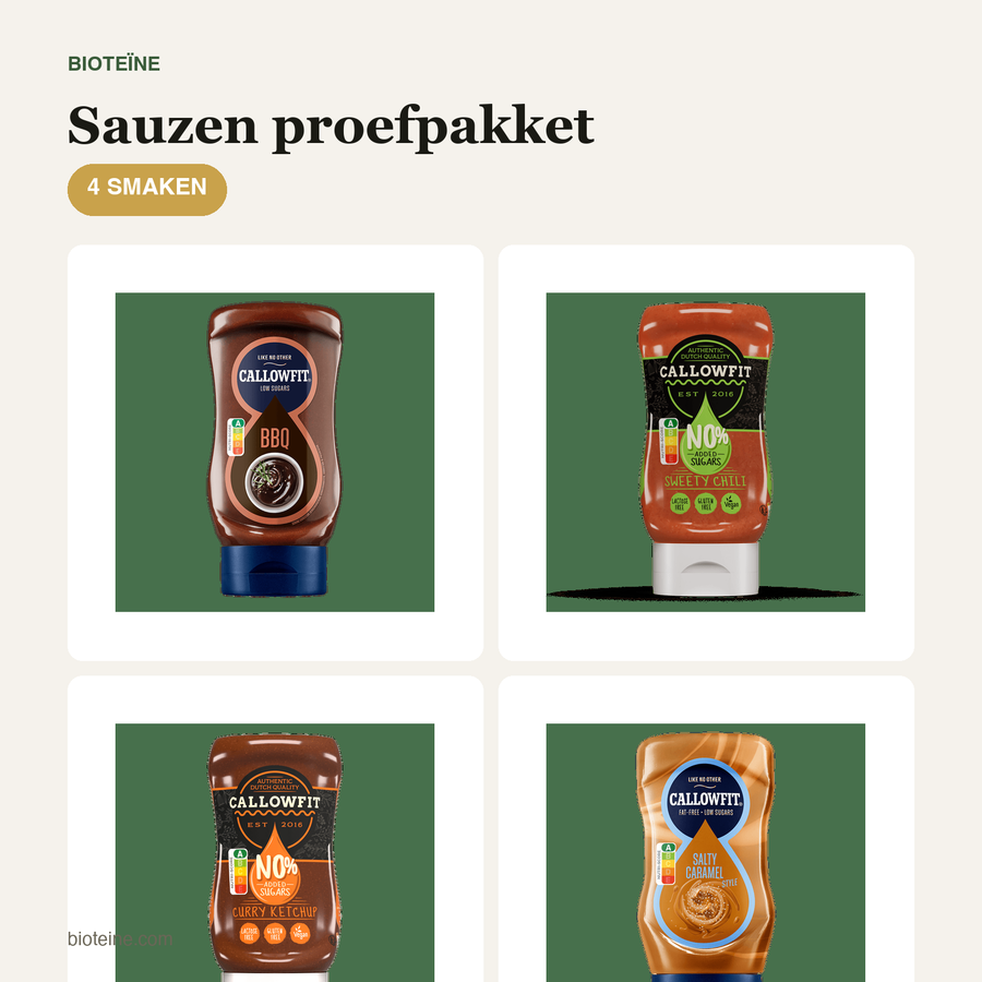 Sauzen proefpakket 4 smaken