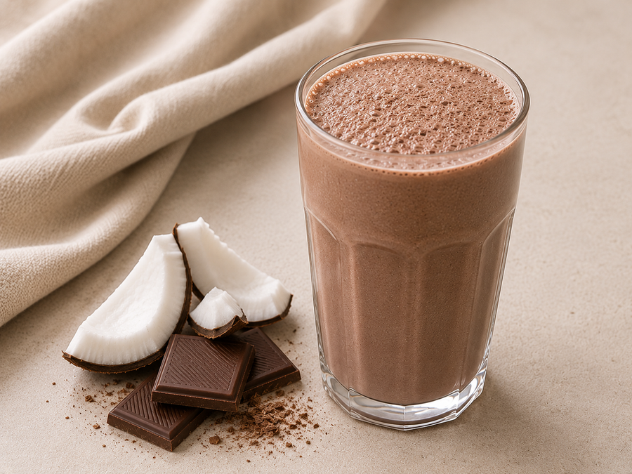 Bioteine chocolade cocos proteïne shake