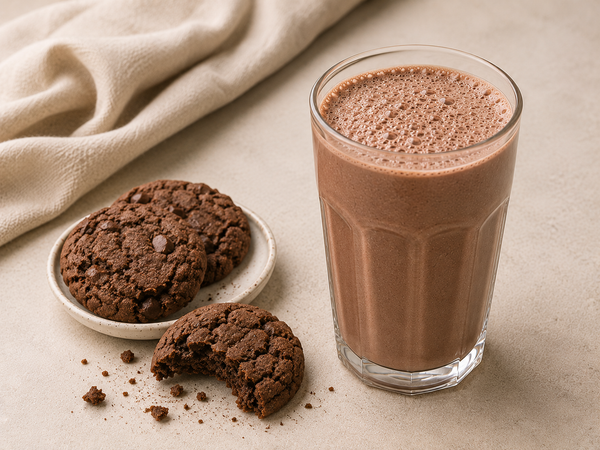 Bioteine chocolade koekjes proteïne shake