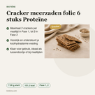Cracker meerzaden folie 6 stuks Proteïne voordelen