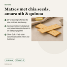 Matzes met chia seeds, amaranth & quinoa voordelen
