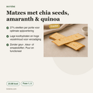 Matzes met chia seeds, amaranth & quinoa voordelen