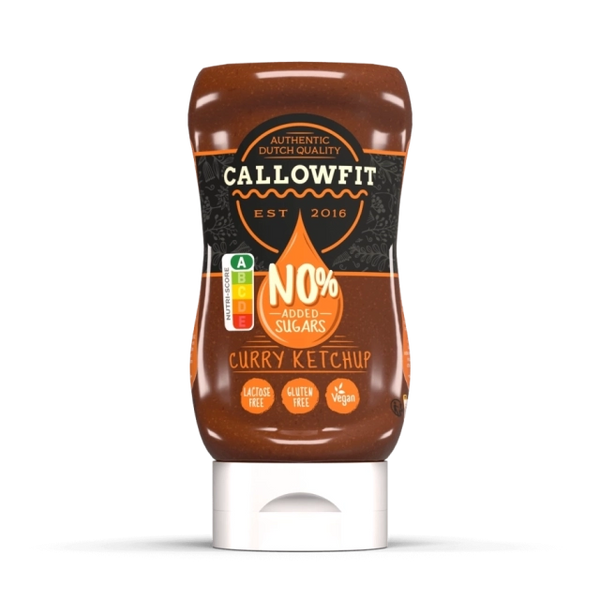 Curry ketchup Saus zonder toevoeging vet en suiker