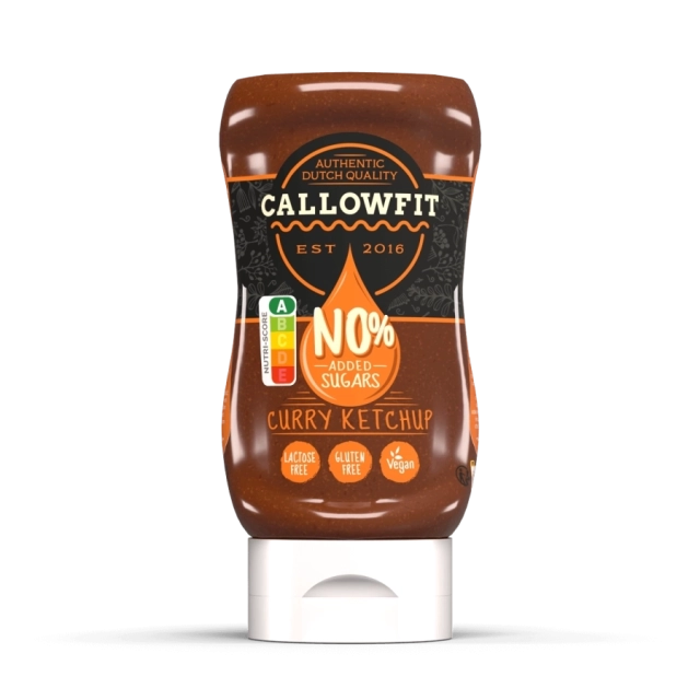 Curry ketchup Saus zonder toevoeging vet en suiker