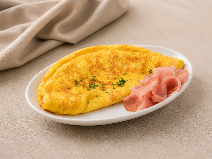 Omelet bacon proteïne