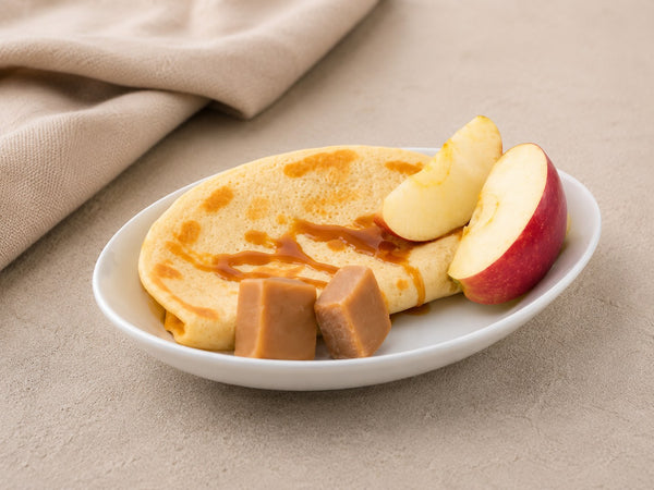 Pannenkoek appel caramel proteïne