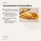 Assortment of pancakes voordelen