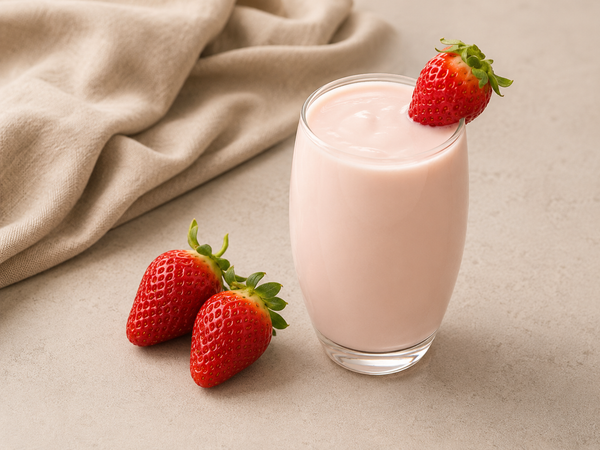 Bioteine aardbeien proteïne shake